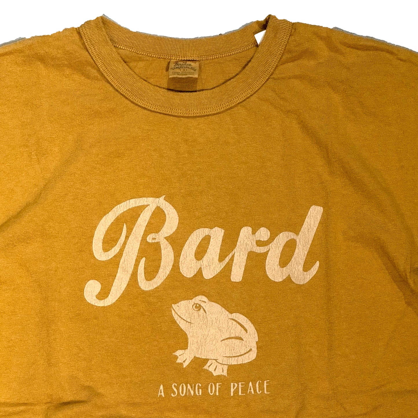 ウエス 652508 BARD Tシャツ イエローメンズ 半袖 プリント Tシャツ