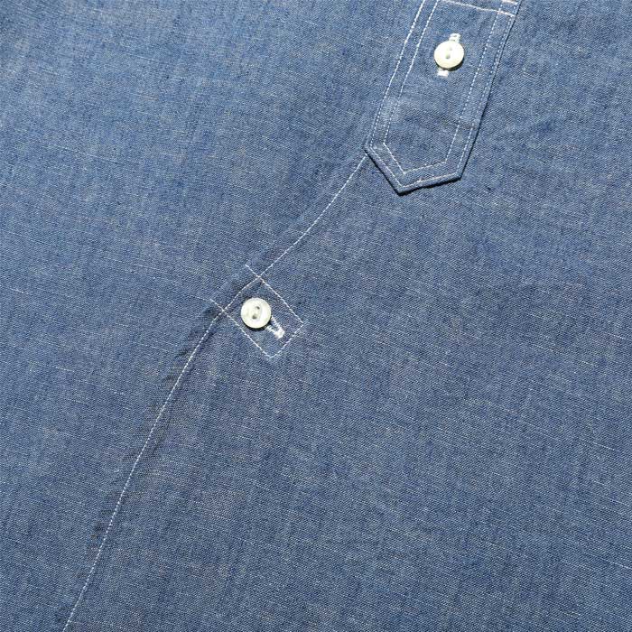 ジェラード AG01101ID Ellis Indigo エリス インディゴ メンズ 長袖 ワーク シャツ ベーシック コレクション スタンドカラー ドレスワーク