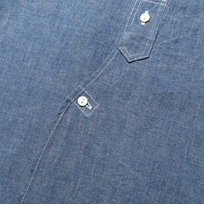 ジェラード AG01101ID Ellis Indigo エリス インディゴ メンズ 長袖 ワーク シャツ ベーシック コレクション スタンドカラー ドレスワーク