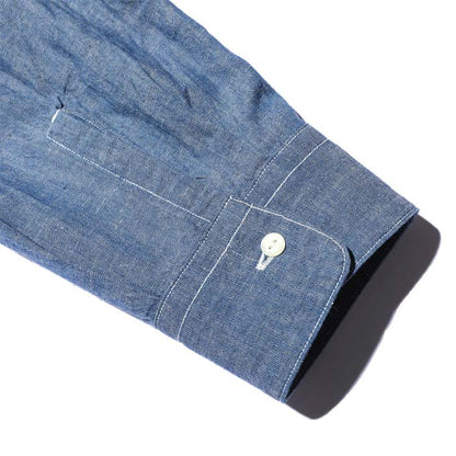 ジェラード AG01101ID Ellis Indigo エリス インディゴ メンズ 長袖 ワーク シャツ ベーシック コレクション スタンドカラー ドレスワーク