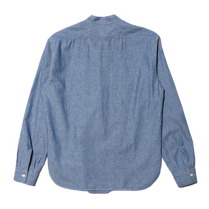 ジェラード AG01101ID Ellis Indigo エリス インディゴ メンズ 長袖 ワーク シャツ ベーシック コレクション スタンドカラー ドレスワーク