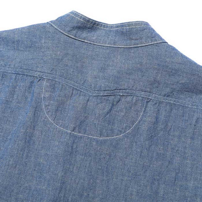 ジェラード AG01101ID Ellis Indigo エリス インディゴ メンズ 長袖 ワーク シャツ ベーシック コレクション スタンドカラー ドレスワーク