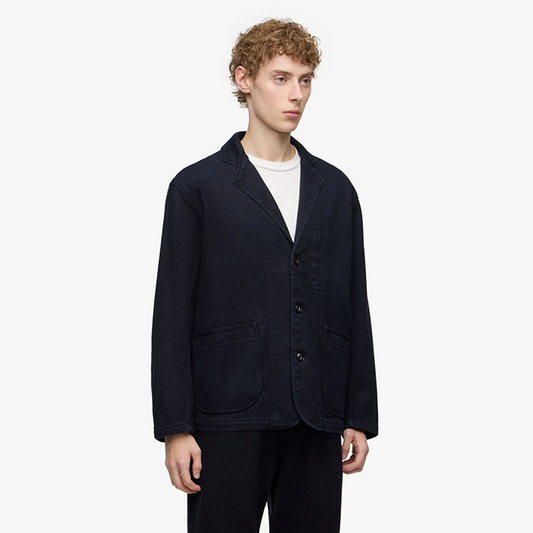 MOMOTARO JEANS(桃太郎ジーンズ)SASHIKO TAILORED JACKET-OVERDYE:INDIGO
