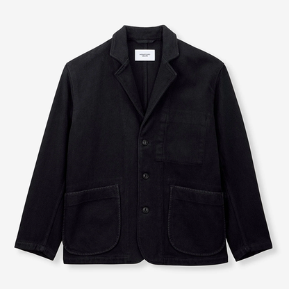 MOMOTARO JEANS(桃太郎ジーンズ)SASHIKO TAILORED JACKET-OVERDYE:INDIGO