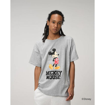 バウワウ BW241-MM8T MICKEY MOUSE 8812 TEE グレー メンズ 半袖 プリント Tシャツ BOW WOW DISNEY COLLECTION