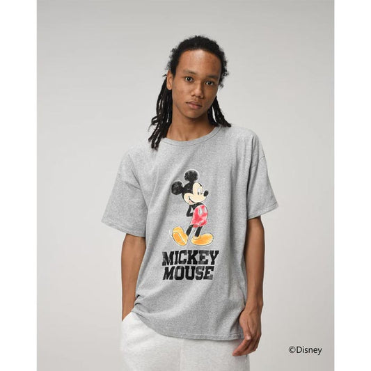 バウワウ BW241-MM8T MICKEY MOUSE 8812 TEE グレー メンズ 半袖 プリント Tシャツ BOW WOW DISNEY COLLECTION