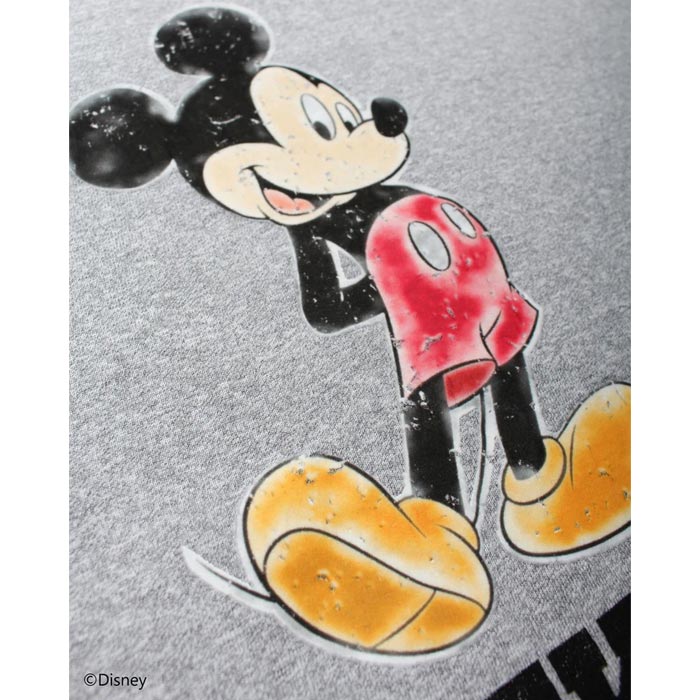 バウワウ BW241-MM8T MICKEY MOUSE 8812 TEE グレー メンズ 半袖 プリント Tシャツ BOW WOW DISNEY COLLECTION