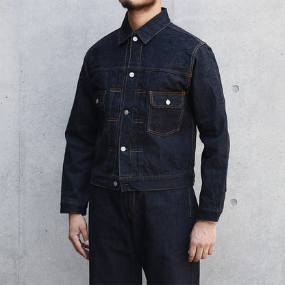 トロフィークロージング Lot.2505 Authentic Denim Jacket ワンウォッシュ デニムジャケット インディゴ メンズ
