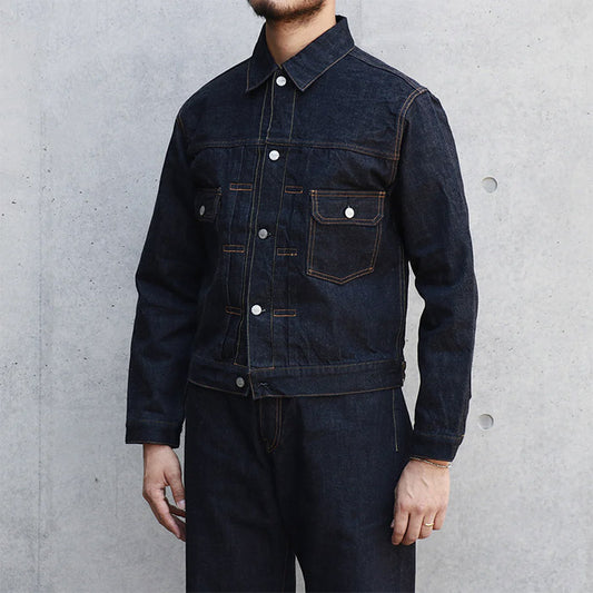 トロフィークロージング Lot.2505 Authentic Denim Jacket ワンウォッシュ デニムジャケット インディゴ メンズ