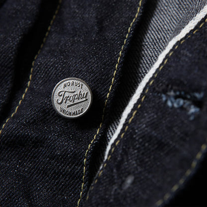 トロフィークロージング Lot.2505 Authentic Denim Jacket ワンウォッシュ デニムジャケット インディゴ メンズ