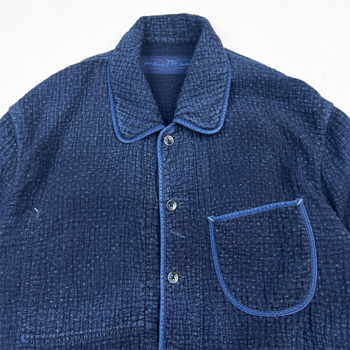 ポータークラシック PC-059-2101 NEW SASHIKO FRENCH JACKET 刺し子フレンチジャケット ブルー
