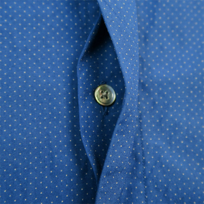 ポータークラシック PC-016-2219 NEW ARTIST SMALL DOT SHIRT ニューアーティストスモールドットシャツ ブルー