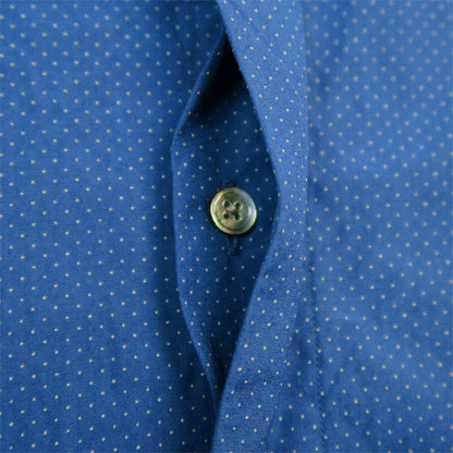 ポータークラシック PC-016-2219 NEW ARTIST SMALL DOT SHIRT ニューアーティストスモールドットシャツ ブルー