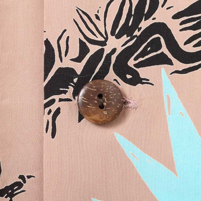 KEONI OF HAWAII “GAUGUIN WOODCUT III(3)” by JOHN MEIGS:BEIGE