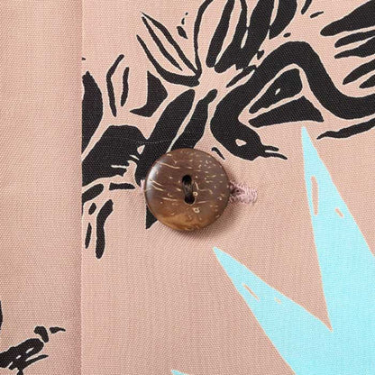 KEONI OF HAWAII “GAUGUIN WOODCUT III(3)” by JOHN MEIGS:BEIGE