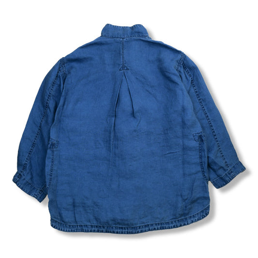 ポータークラシック PC-021-2200 INDIGO LINEN CHINESE JACKET インディゴリネンチャイニーズジャケット インディゴ