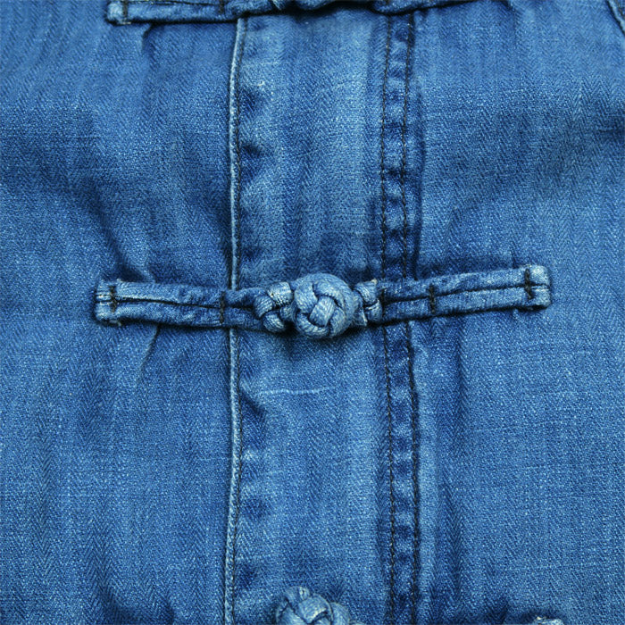 ポータークラシック PC-021-2200 INDIGO LINEN CHINESE JACKET インディゴリネンチャイニーズジャケット インディゴ