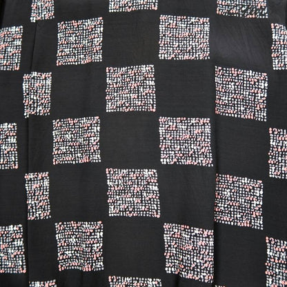 HIGH DENSITY RAYON PULLOVER SHIRT “SQUARES”【返品交換不可】
