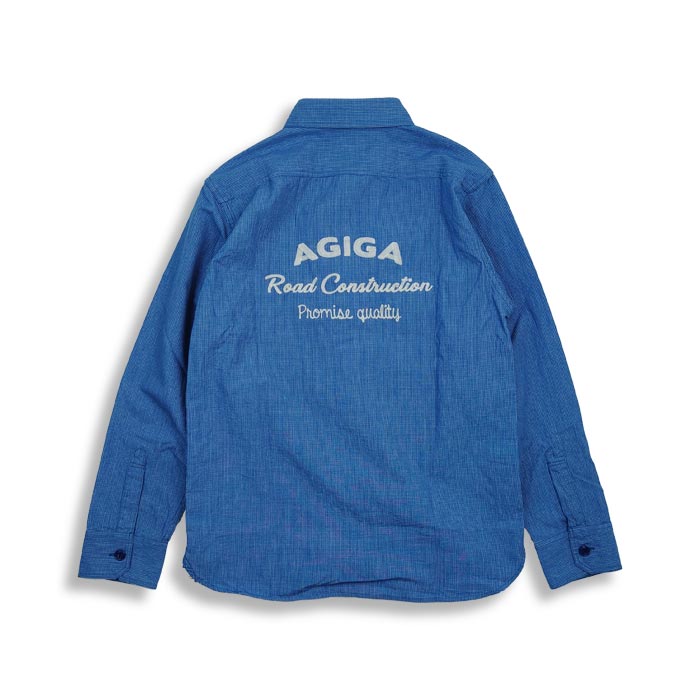 40%OFF フェローズ 22W-760WS-P AGIGA ワッペン ワークシャツ チェック メンズ