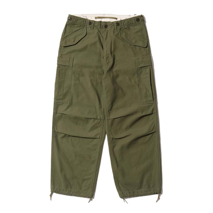 バズリクソンズ Lot No. BR41962 TROUSERS, SHELL, FIELD, M-1951 オリーブ メンズ カーゴパンツ 米陸軍 フィールドトラウザース M-51 ミリタリー