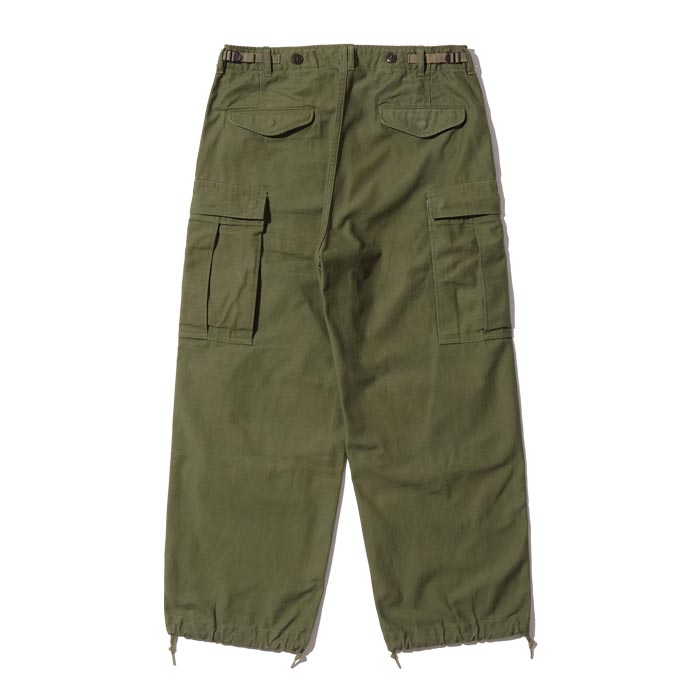 バズリクソンズ Lot No. BR41962 TROUSERS, SHELL, FIELD, M-1951 オリーブ メンズ カーゴパンツ 米陸軍 フィールドトラウザース M-51 ミリタリー