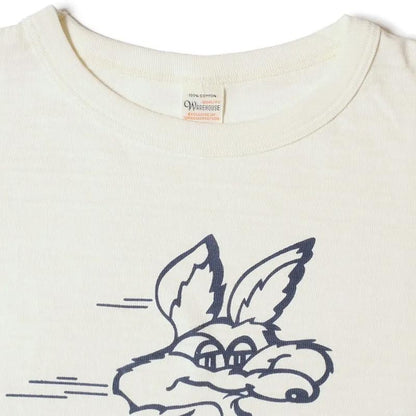 ウエアハウス WHTS-25SS011 Lot 4800 7分袖ベースボールT COYOTE クリーム/ネイビー メンズ プリント Tシャツ