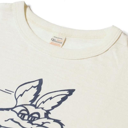 ウエアハウス WHTS-25SS011 Lot 4800 7分袖ベースボールT COYOTE クリーム/ネイビー メンズ プリント Tシャツ