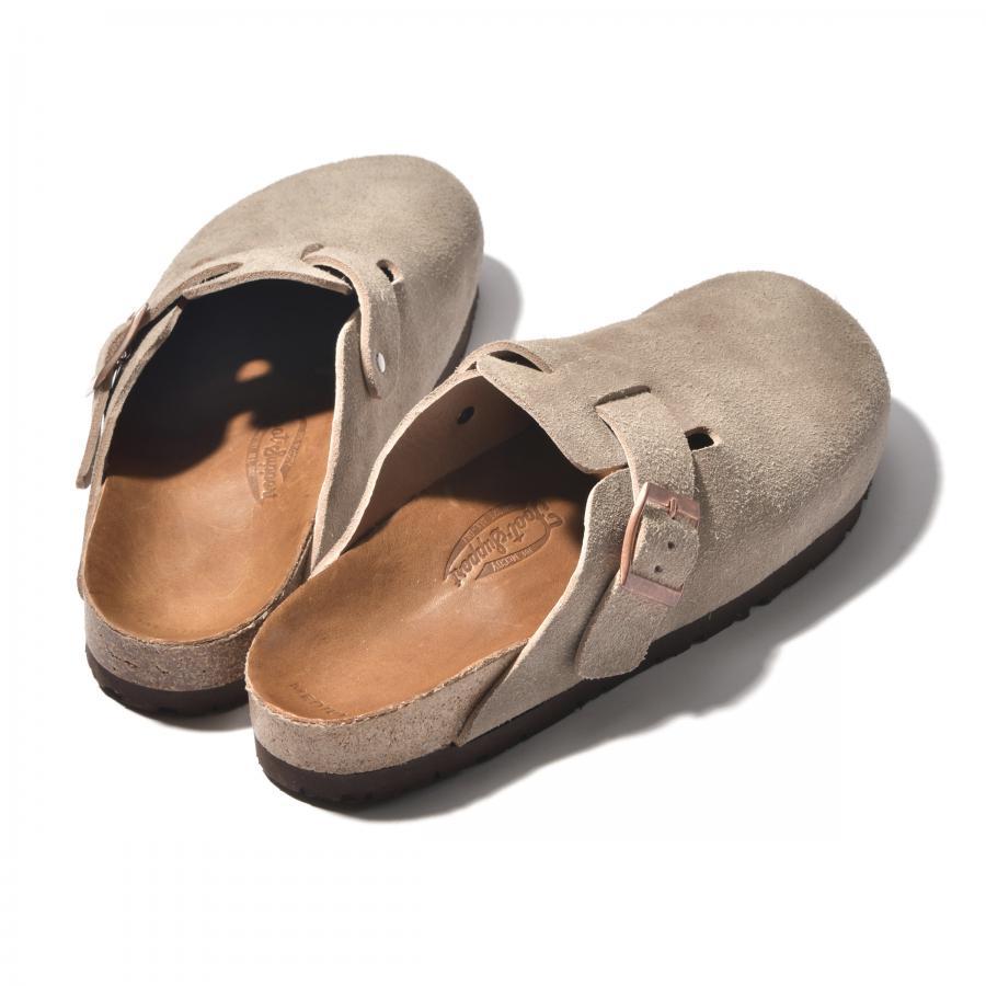 ジョーマッコイ MA23012 LEATHER FOOT-SUPPORT CLOGS レザー スウェードサンダル TAUPE