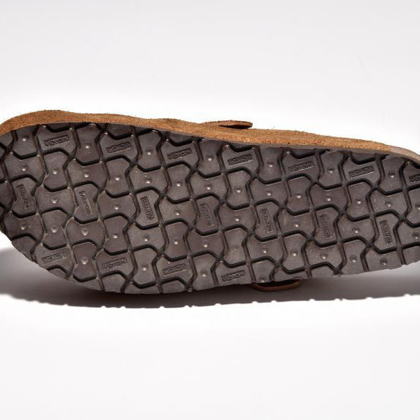 ジョーマッコイ MA23012 LEATHER FOOT-SUPPORT CLOGS レザー スウェードサンダル RAW SIENNA