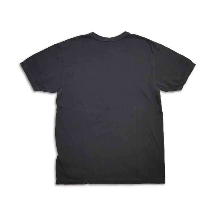 ウエス 652316 MOTORCYCLE Tシャツ バインダーネック プリントTシャツ チャコールブラック