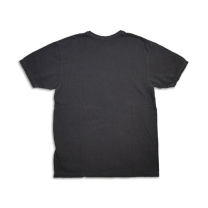 ウエス 652316 MOTORCYCLE Tシャツ バインダーネック プリントTシャツ チャコールブラック