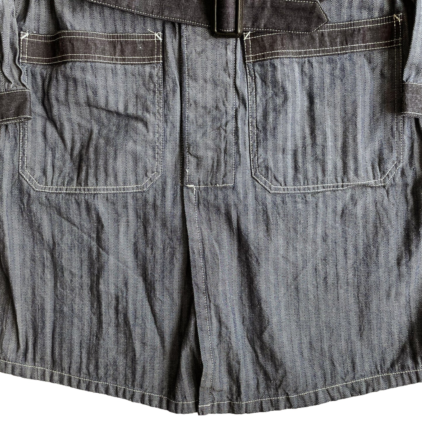 クッシュマン 21032 HERRING BONE SHOP COAT デニム