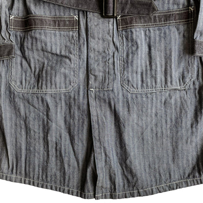 クッシュマン 21032 HERRING BONE SHOP COAT デニム