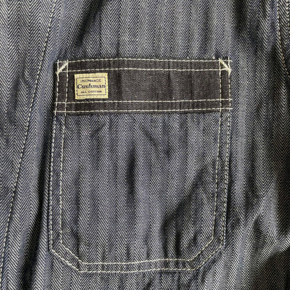 クッシュマン 21032 HERRING BONE SHOP COAT デニム