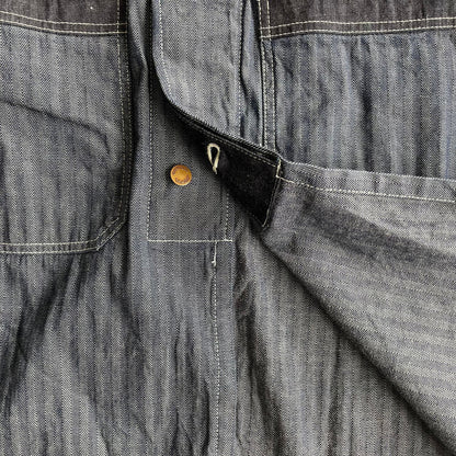 クッシュマン 21032 HERRING BONE SHOP COAT デニム