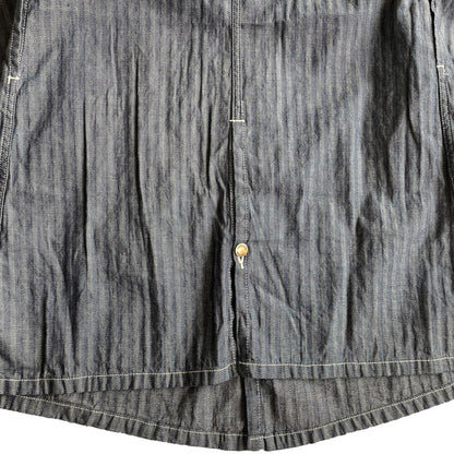 クッシュマン 21032 HERRING BONE SHOP COAT デニム