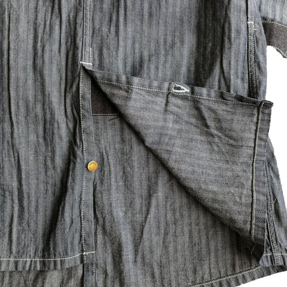 クッシュマン 21032 HERRING BONE SHOP COAT デニム