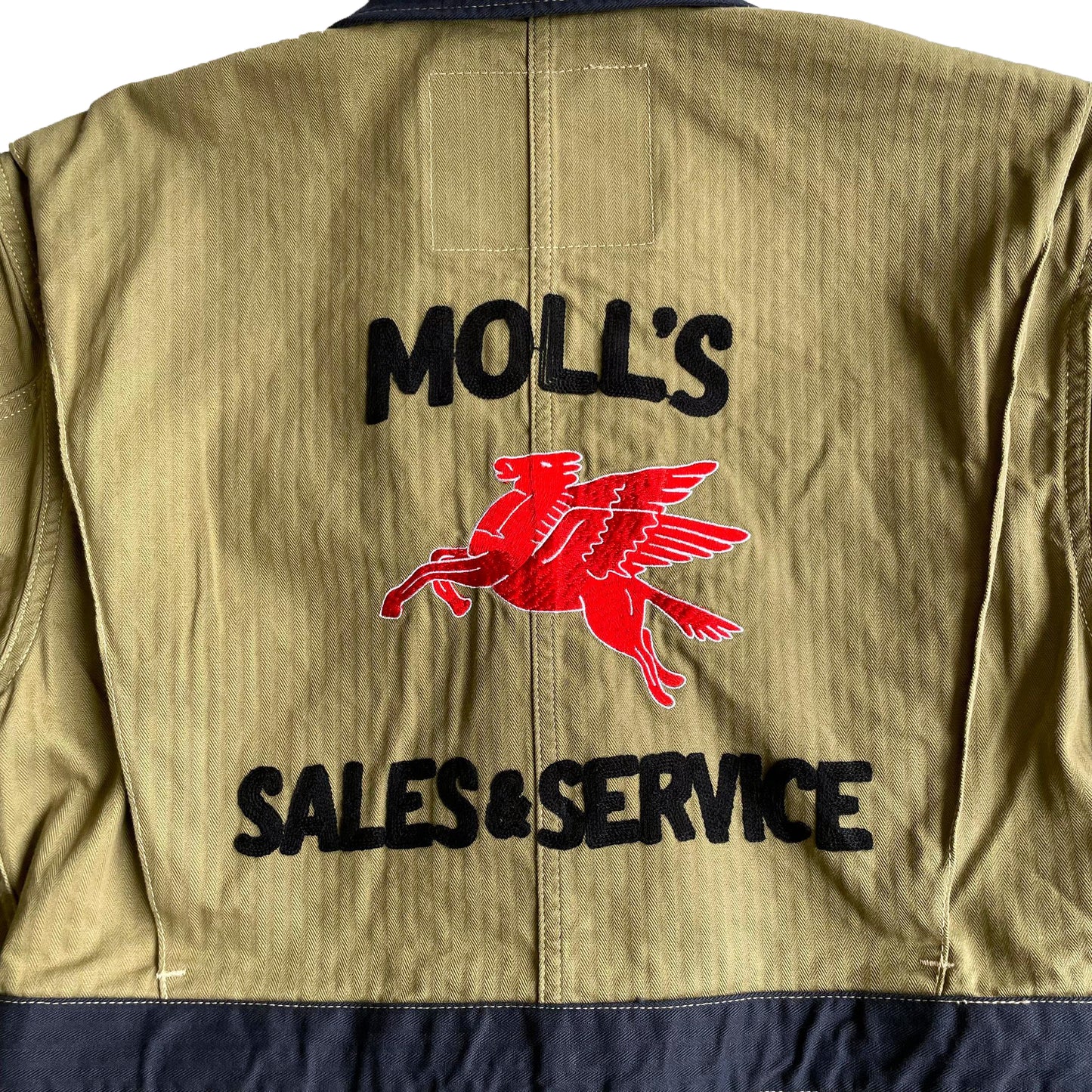 クッシュマン 21032 HERRING BONE SHOP COAT ベージュ