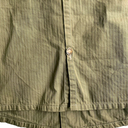 クッシュマン 21032 HERRING BONE SHOP COAT ベージュ