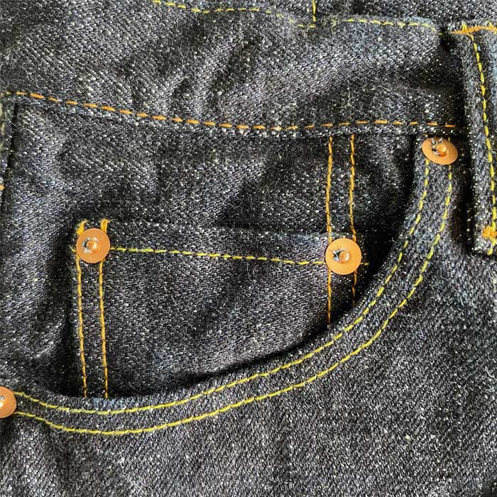 ピュアブルージャパン SLB-003 16.5oz. Slub Denim - REGULAR STRAIGHT - メンズ デニム レギュラー ストレート ジーンズ