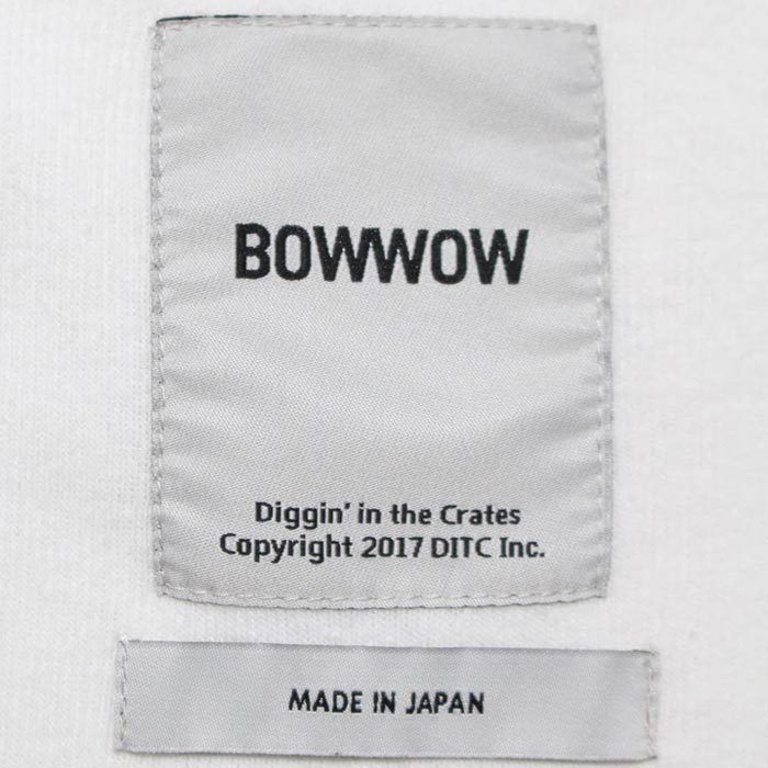 バウワウ BW251-BRSCA USMC BULLDOG RIBBED SS CS AGING WHITE × OLIVE AGING メンズ 半袖 プリント Tシャツ ラグラン