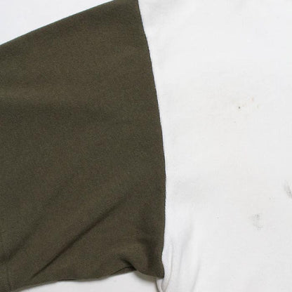 バウワウ BW251-BRSCA USMC BULLDOG RIBBED SS CS AGING WHITE × OLIVE AGING メンズ 半袖 プリント Tシャツ ラグラン