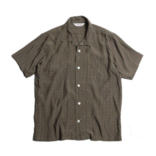 トロフィークロージング TR25SS-409 Atomic Hawaiian S/S Shirt アトミック ハワイアン 半袖 シャツ オリーブ メンズ