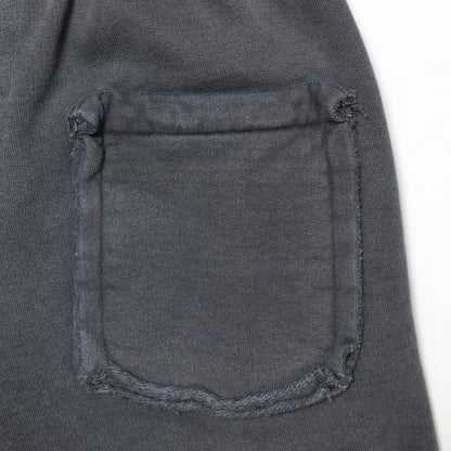 バウワウ BW241-GSSS GALAXY SYRUP SWEAT SHORTS ブラック エイジング メンズ フロッキープリント スウェット ショートパンツ