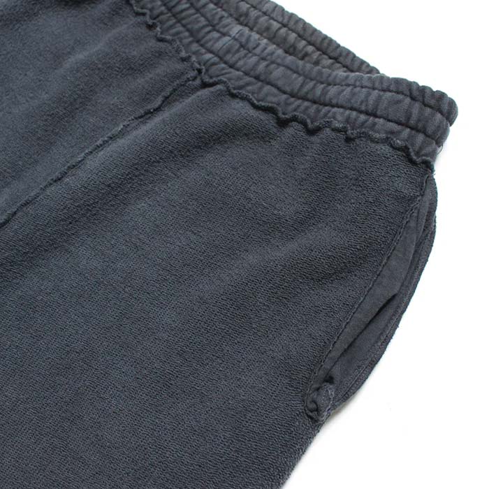 バウワウ BW241-GSSS GALAXY SYRUP SWEAT SHORTS ブラック エイジング メンズ フロッキープリント スウェット ショートパンツ