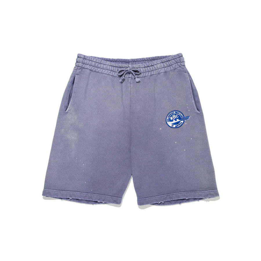 バウワウ BW251-WBCSS BOAT CLUB SWEAT SHORTS メンズ スウェット ショーツ EGGPLANT NAVY AGING