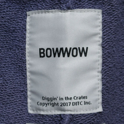 バウワウ BW251-WBCSS BOAT CLUB SWEAT SHORTS メンズ スウェット ショーツ EGGPLANT NAVY AGING