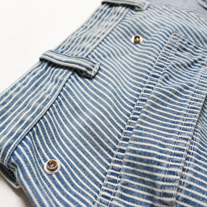 バウワウ BW251-HPPA HICKORY PAINTER PANTS with SEPARATE APRON メンズ ヒッコリー ペインター パンツ