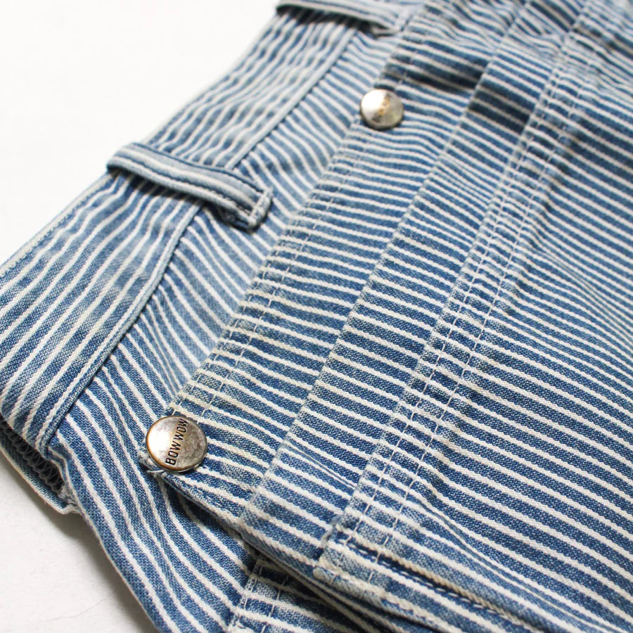 バウワウ BW251-HPPA HICKORY PAINTER PANTS with SEPARATE APRON メンズ ヒッコリー ペインター パンツ