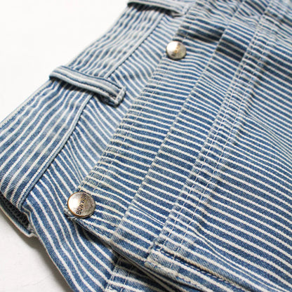 バウワウ BW251-HPPA HICKORY PAINTER PANTS with SEPARATE APRON メンズ ヒッコリー ペインター パンツ